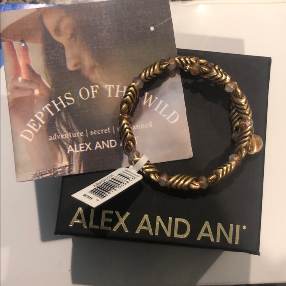 Alex and ani blessings wrap in Mystic Amber